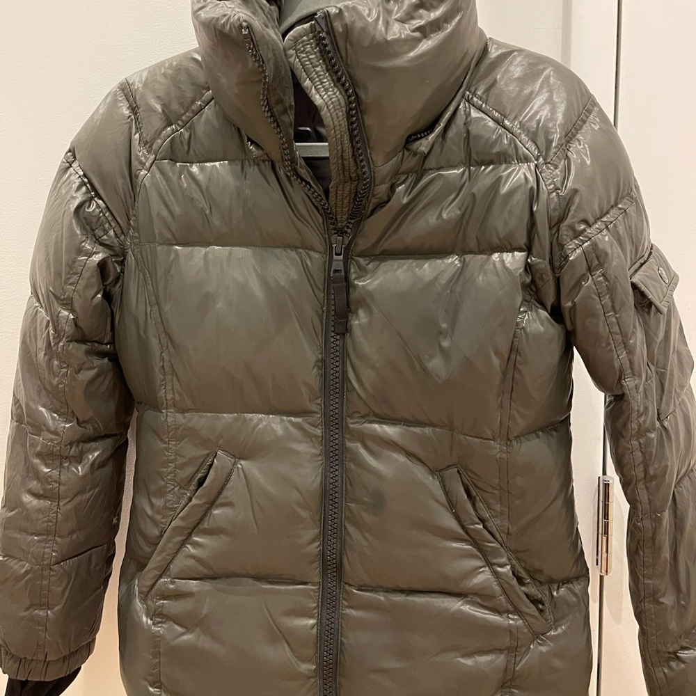 S13 Women's Kylie Down Puffer Jacket with Faux Fur Trimmed Hood